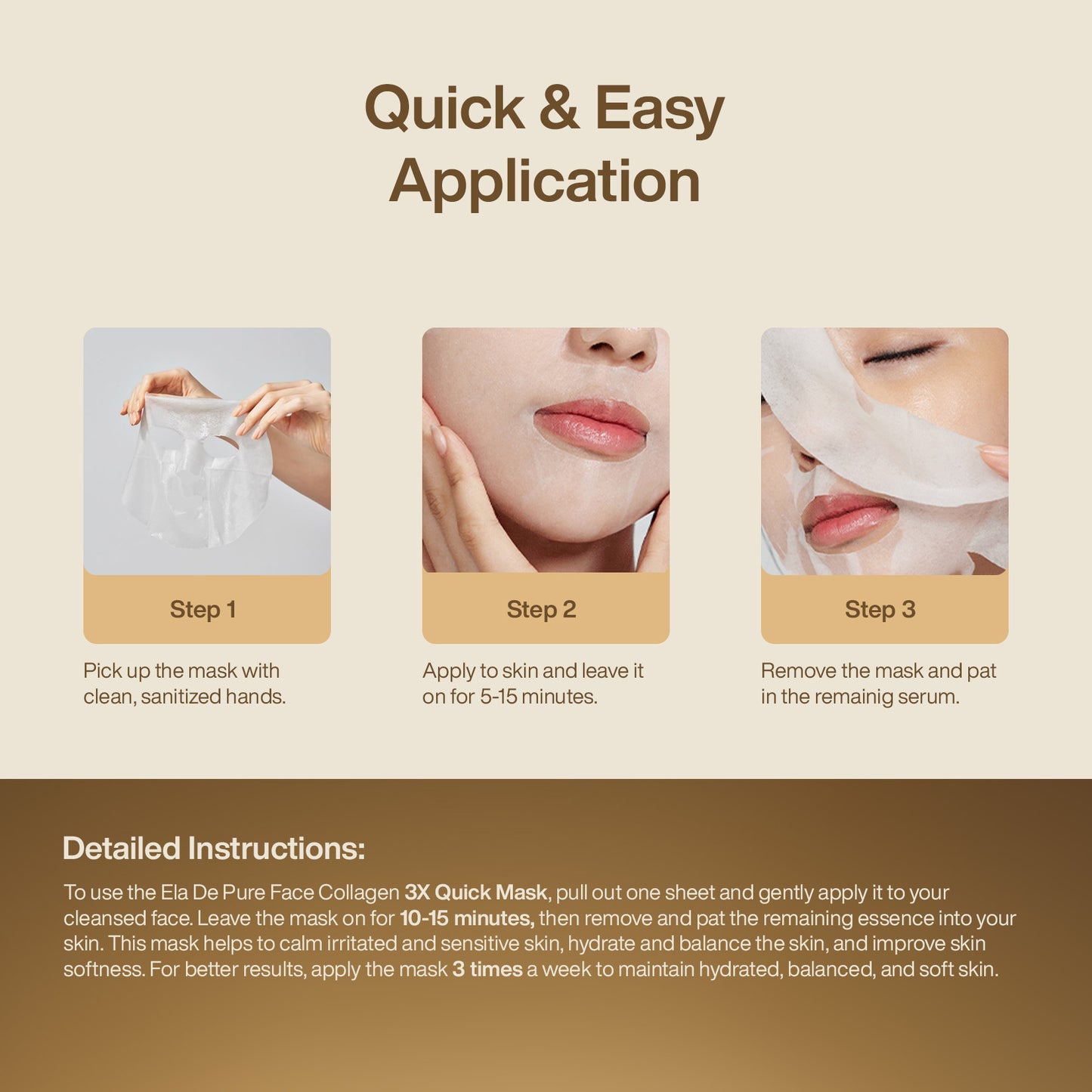 White Collagen Mask Sheet