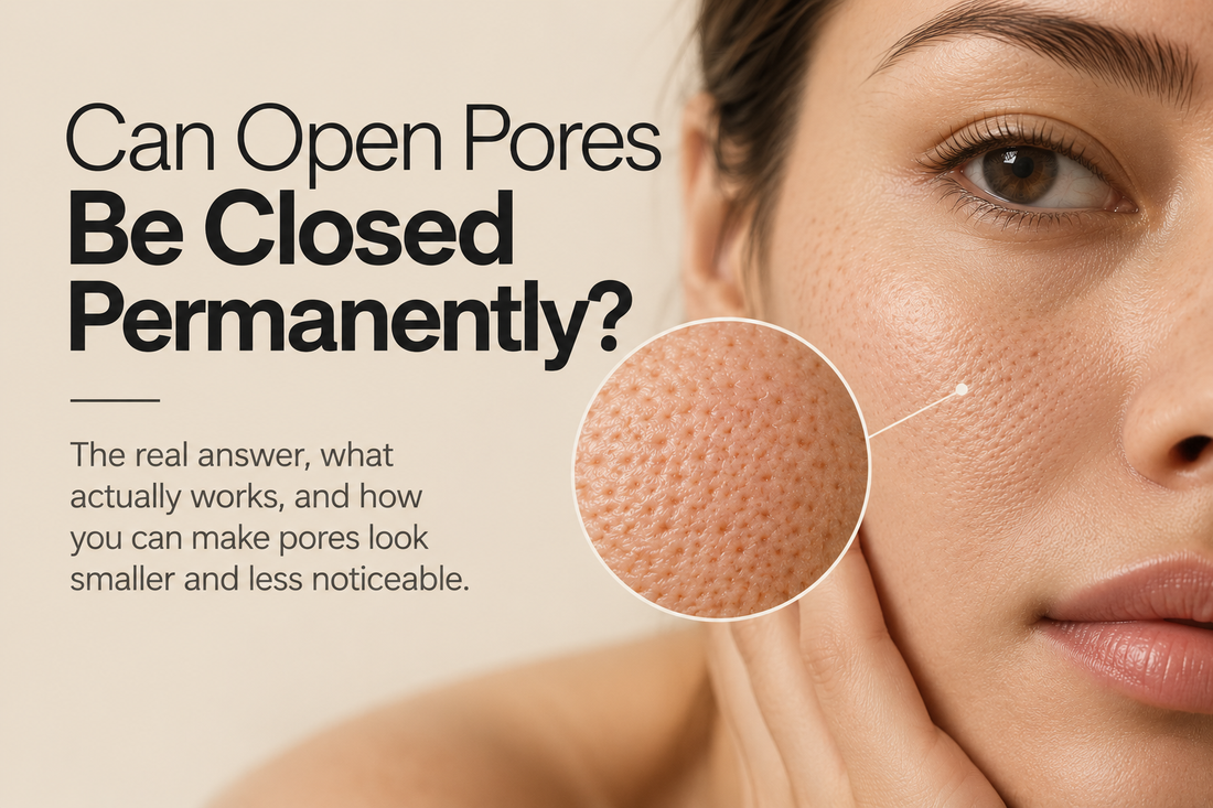 Can Open Pores Be Closed Permanently?