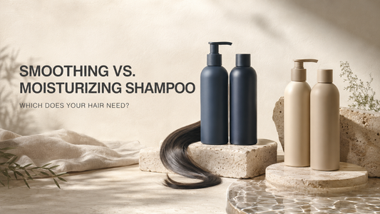 Smoothing shampoo vs moisturizing shampoo comparison by ELA DE PURE