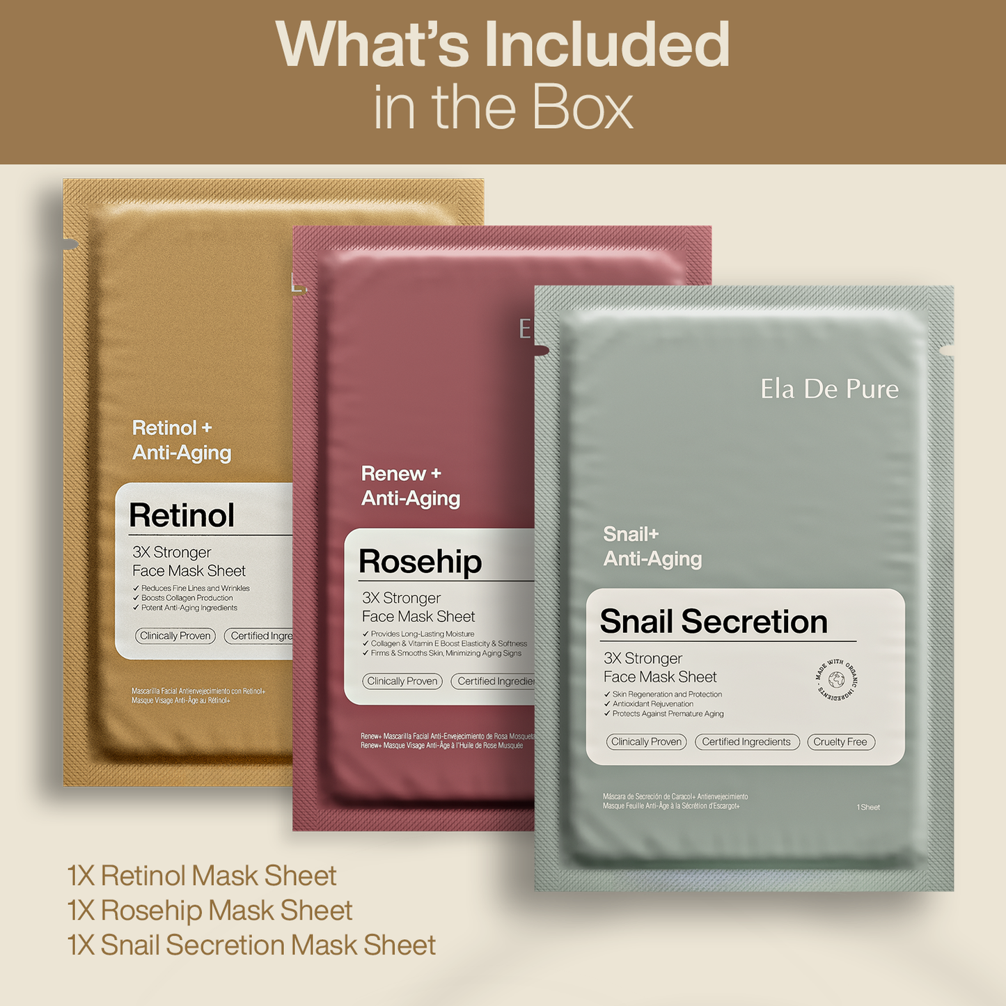 Anti Aging Mask Sheet Set
