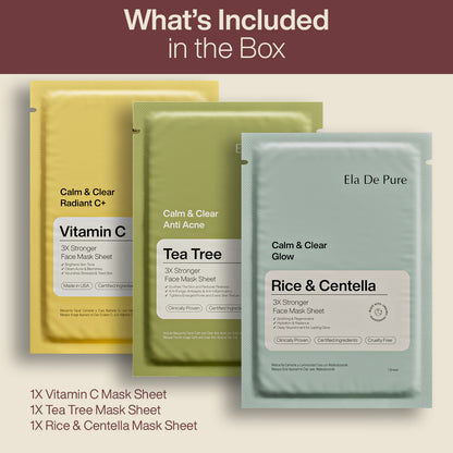 Calm & Clear Mask Sheet Set