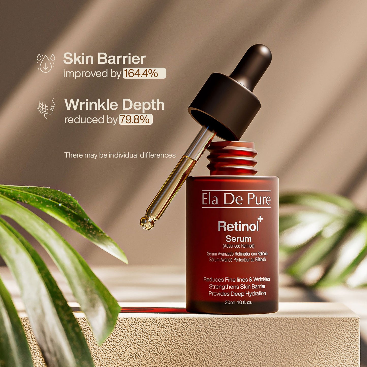 Anti-wrinkle retinol face serum